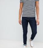 Asos Design Tall Super Skinny Jeans In Indigo - Blue