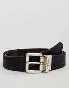 Diesel Reversible Leather Belt - Black