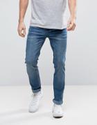 Dead Vintage Skinny Fit Jeans - Blue