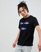Cheap Monday T-shirt In Black With Face Print - Black