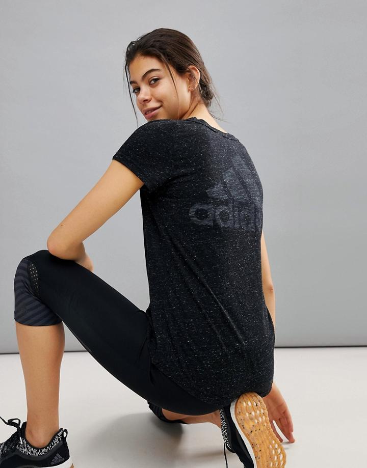 Adidas Winners Tee In Black - Black