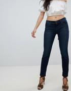 Free People Roller Cropped Skinny Jeans-blue