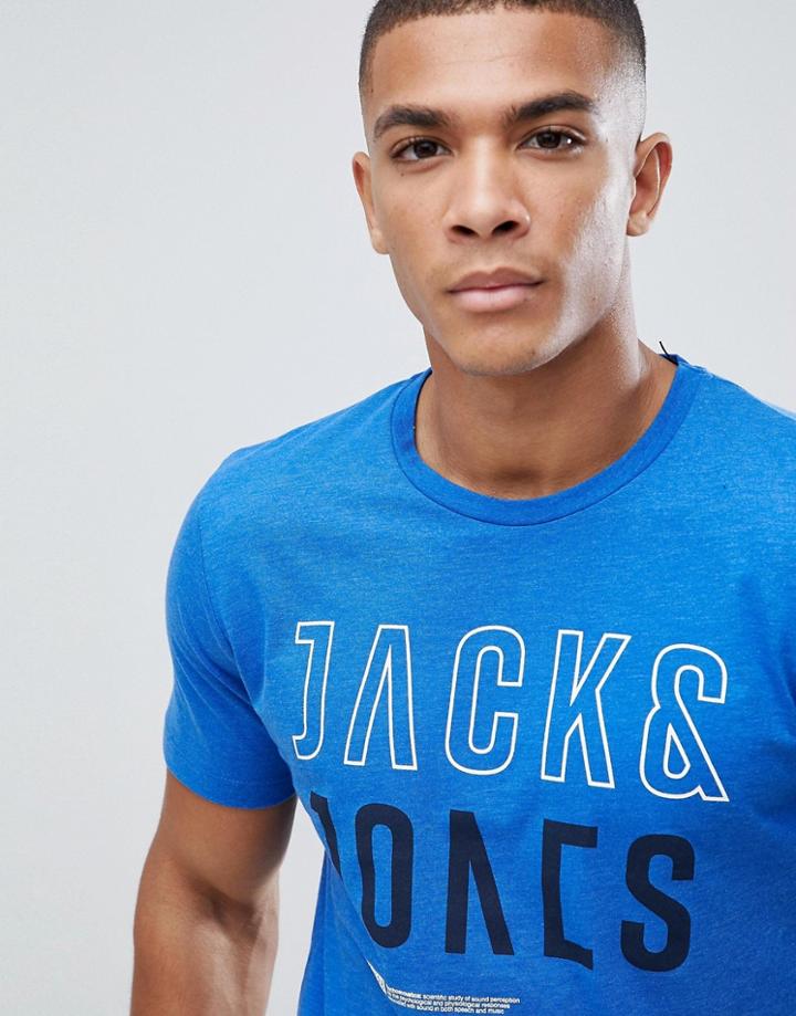 Jack & Jones Chest Logo T-shirt-blue
