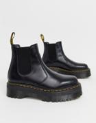 Dr Martens 2976 Quad Platform Chelsea Boots In Black - Black