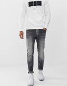 Chasin' Ross Sutton Slim Tapered Jean In Gray - Gray