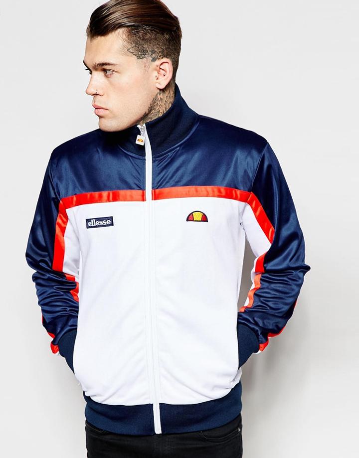 Ellesse Track Jacket - Optic White
