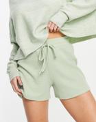 Urban Threads Matching Shorts In Mint-green