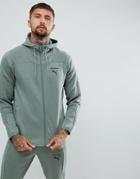 Puma Pace Full Zip Hoodie In Green 57638923 - Green