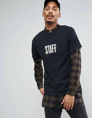 Justin Bieber Purpose Tour Staff T-shirt - Black