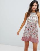 Raga Primrose Floral Print Dress - Pink