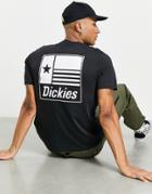 Dickies Taylor Back Print T-shirt In Black