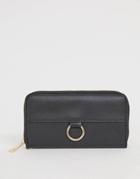 Yoki Zip Around Ladies' Wallet-black