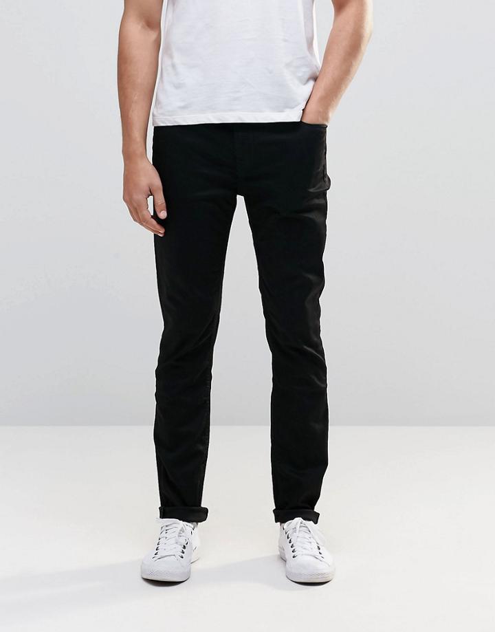 Hoxton Denim Black Skinny Jean - Black