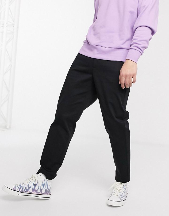 Mennace Chinos In Black