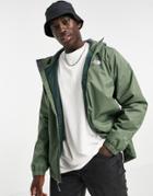The North Face Quest Insulated Jacket In Khaki-green