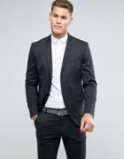 Selected Homme Slim Suit Jacket In Dark Gray - Gray