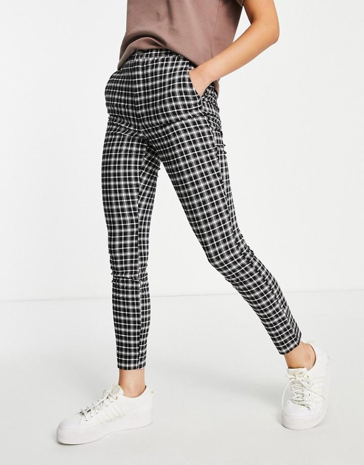 Hollister Pants In Black Plaid