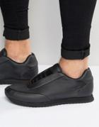 Asos Sneakers In Black Nylon - Black