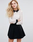 The English Factory Peter Pan Collar Dress - White