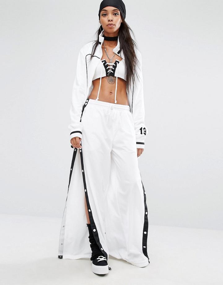 Fenty X Puma By Rihanna Track Pants With Side Poppers - White