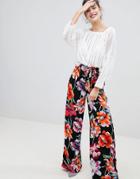 Stradivarius Floral Pants - Multi