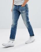G-star 3301 Tapered Jeans Midwash - Blue