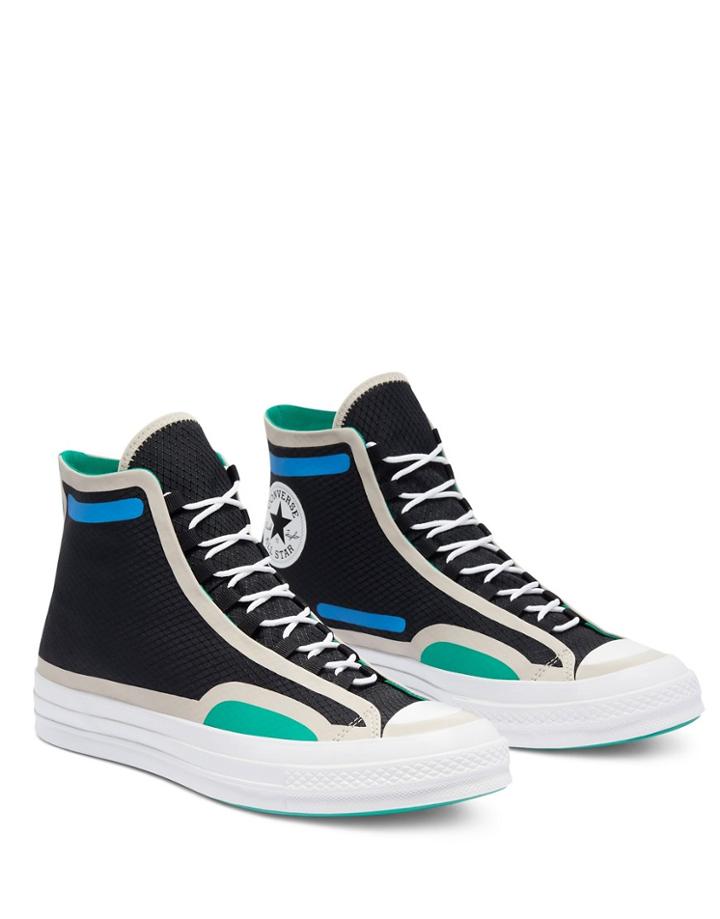 Converse Chuck 70 Hi Digital Terrain Sneakers In Black