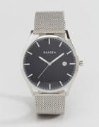 Skagen Holst Quartz Watch In Stainless Steel 40mm - Silver