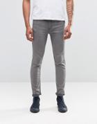Cheap Monday Jeans Tight Skinny Fit Mid Gray Wash - Gray