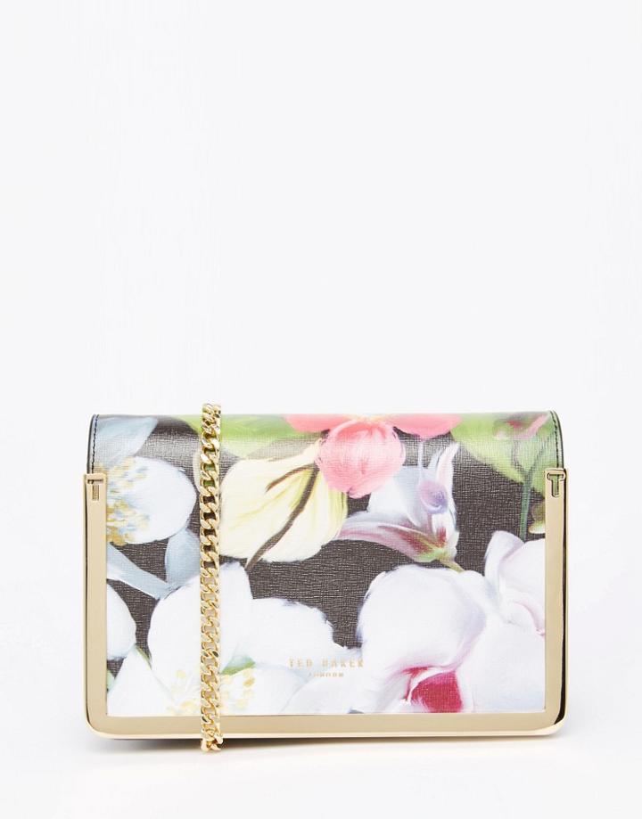 Ted Baker Mila Metal Trim Cross Body Bag - Floral