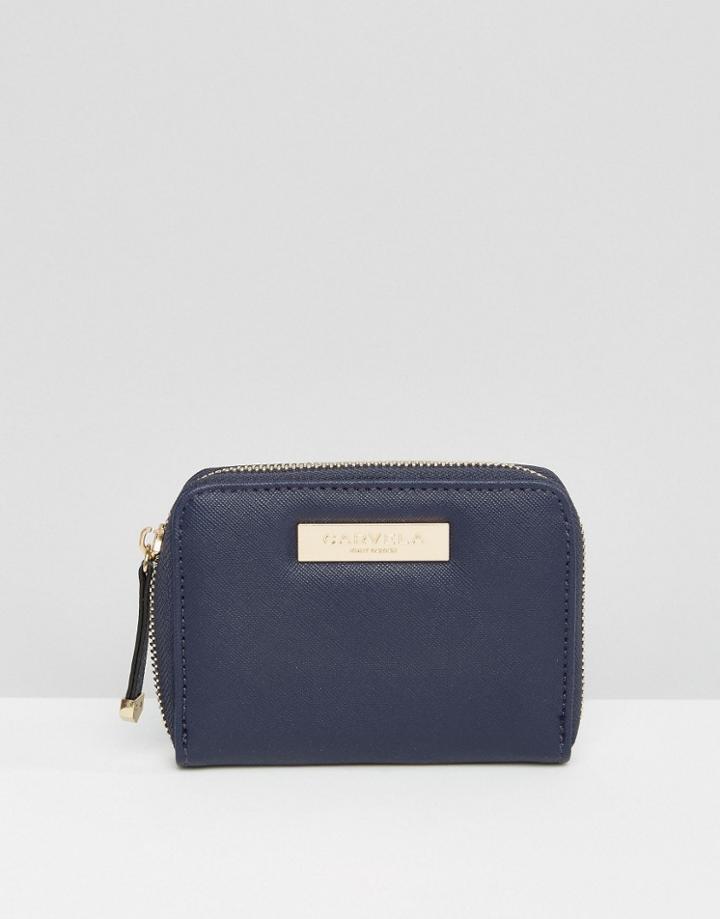 Carvela Small Zip Around Purse - Navy