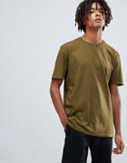 Asos Design Relaxed Fit T-shirt With Crew Neck In Green - Green
