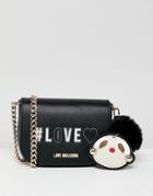 Love Moschino #love Bag With Keychain - Black