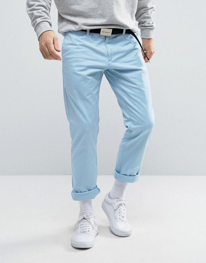 Carhartt Wip Sid Tapered Chinos - Blue