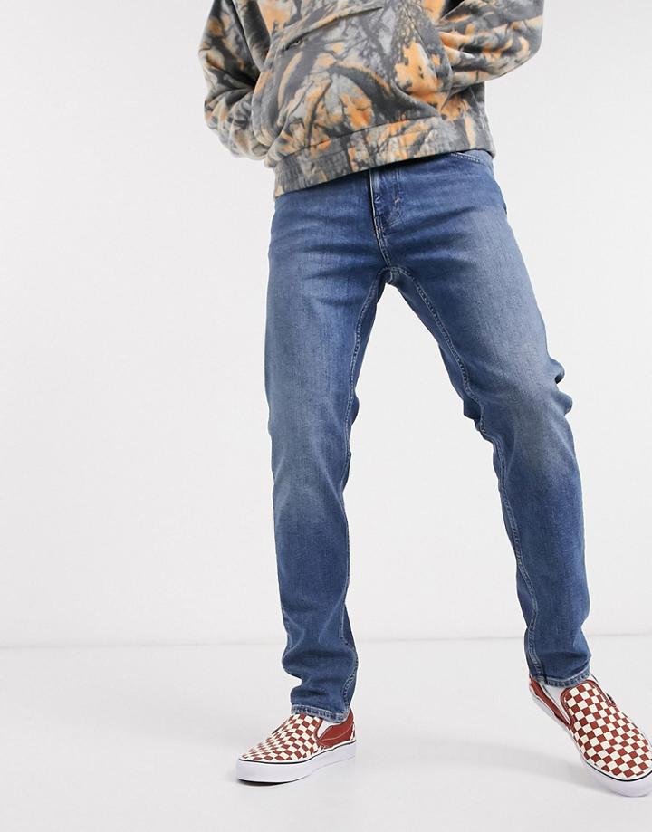 Weekday Friday Slim Jeans In Marfa Blue-blues