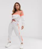 Asos Design Tracksuit Sweatshirt With Panels / Jogger-multi