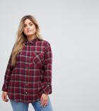 New Look Curve Check Shirt - Red