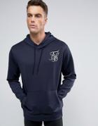 Siksilk Tricot Hoodie - Navy