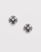 Seven London Cross Studs In Silver - Silver
