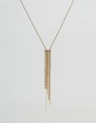 Sam Ubhi Multi Tassel Drop Necklace - Gold