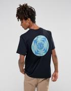 Element Scope T-shirt With Back Elements Print In Black - Black