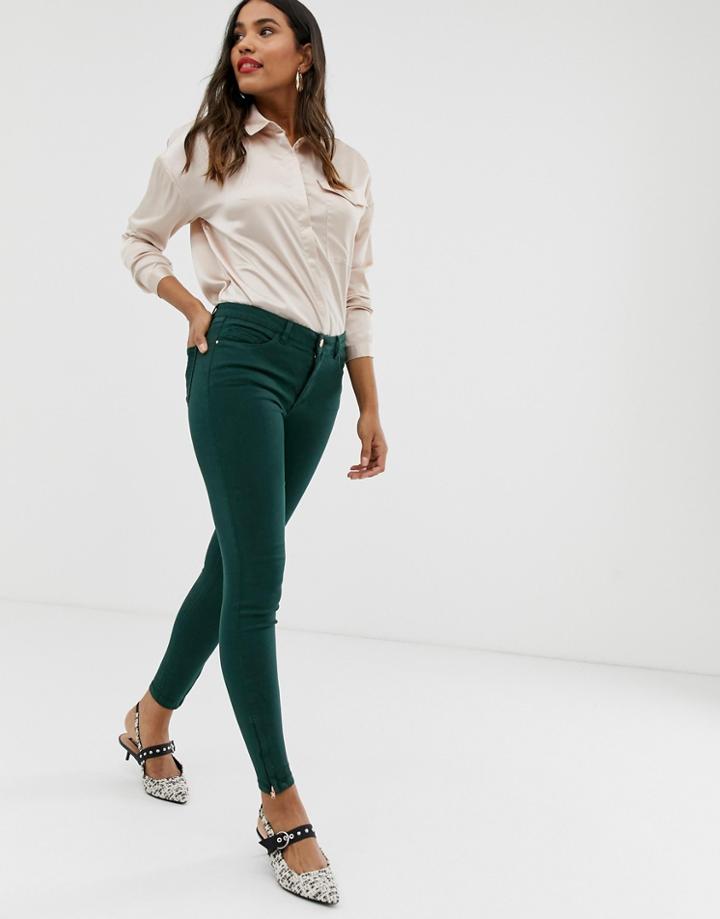 Vila Skinny Pants - Green