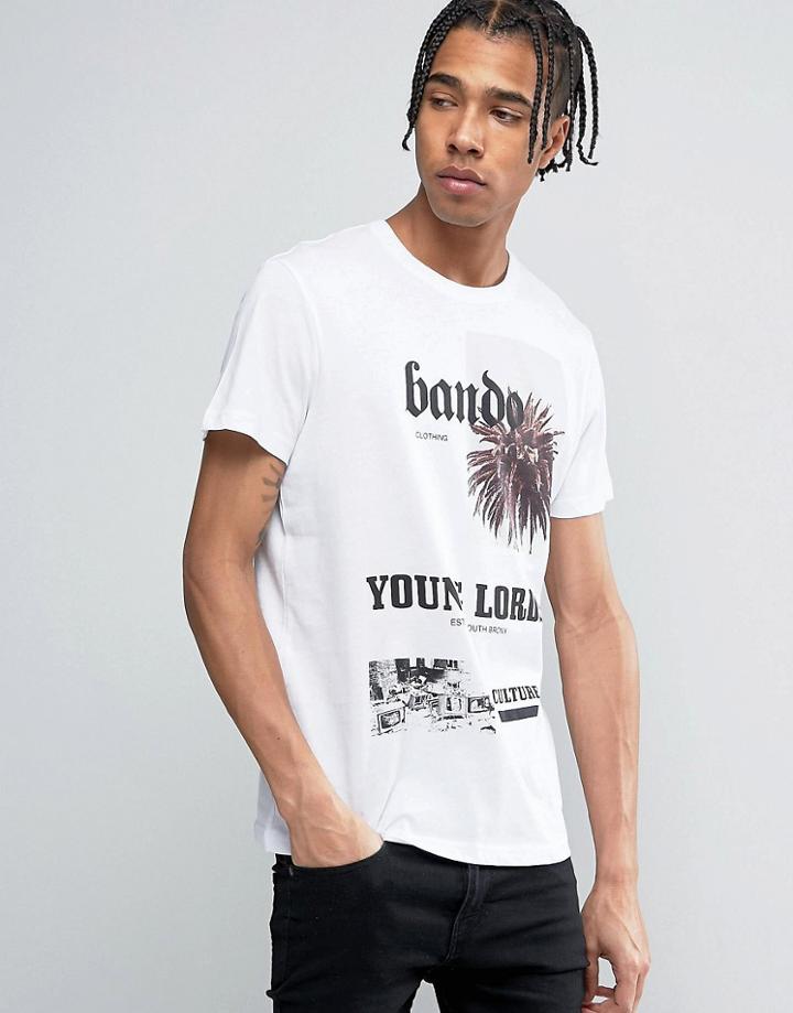 Bando Young Lords Printed T-shirt - White