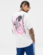 Hnr Ldn Fan Back Print T-shirt - White