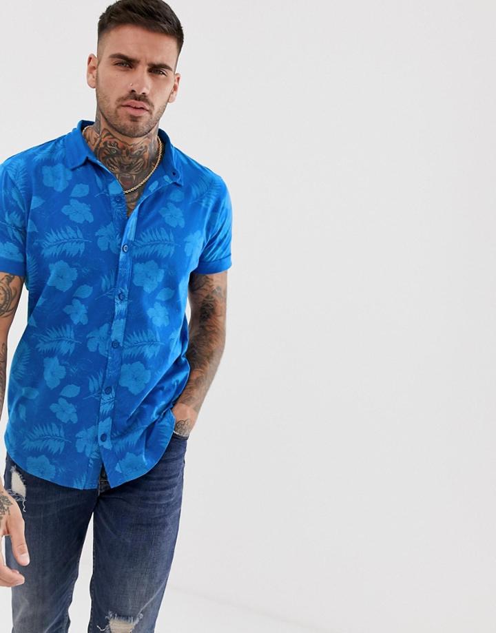 Ringspun Floral Jersey Shirt