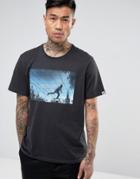 Element T-shirt With Skate Mirage Print - Black