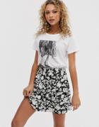 Jdy T-shirt With Western Print - White