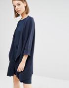 Selected 3/4 Knit Cardigan - Navy
