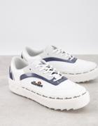 Ellesse Alzina Sneakers In White And Navy