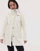 Columbia Panorama Long Jacket In Beige-cream